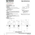 thumbnail image 2 of Moen 8889 Widespread Centerset Metering Bathroom Faucet From The M-Press Collection (Valve, 2 of 3