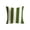 Green, variant on Anckoeil Outdoor Waterproof Striped Throw Pillow Cover, 17.72in/45cm Cushion Case, Pillow Cover Only (Insert Not Included) for Patio, Sofa & Home Decor