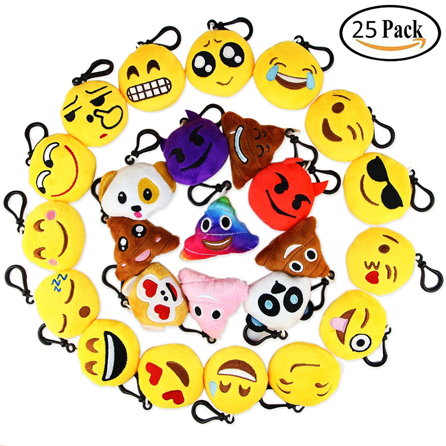 Emoji Plush Mini Key Chain Charms · Kawaii Squishy Shop · Online Store  Powered by Storenvy