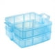 thumbnail image 3 of Billuyoard Clear Jewelry Organizer Box Holding Case 3-layer Home Compartment Sundries Container Organization Storage Boxes Holder Almacenamiento y organización del hogar azul, 3 of 6