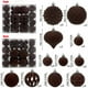 thumbnail image 1 of Seyotauo Christmas Tree Ornaments Velvet Balls,48 Pcs Ornaments Ball Sets for Christmas Tree Flocked Christma Balls for Xmas Holiday Decor, 1 of 6