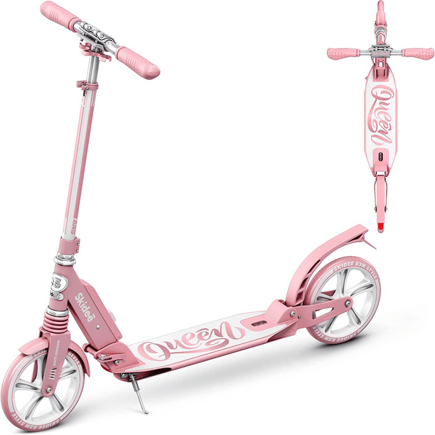 Skidee Scooter for Kids, Teens, Adults, 4 Adjustment Levels, Handlebar