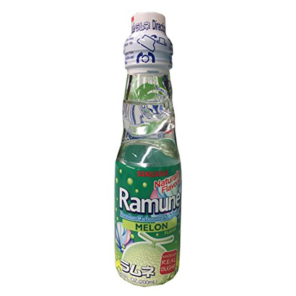 Sangaria Ramune Premium Carbonated Soft Drink 6.76 fl oz per Bottle