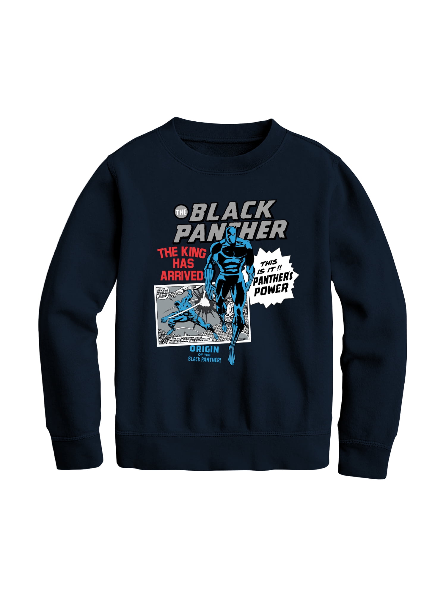 Black Panther Boys Classic Comic Graphic Hoodie & Jogger Outfit Set, 2-Piece, Sizes XS-XL