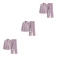 thumbnail image 3 of Guardoinrt Cotton Comfortable Fit Ladies Short Pyjamas Set - Flattering And Various Colors Sexy Soft Ladies Short Pyjamas Sets B6804 XL,1 3Set, 3 of 6