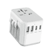 thumbnail image 1 of Cargador adaptador clavijas universal internacional 2 tipo C all-in-one convertidores enchufes, 1 of 1