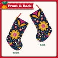 thumbnail image 2 of Sikiie Cinco De Mayo Floral Christmas Stockings,18 Inches Christmas Stockings Xmas Hanging Stockings for Family Christmas Decorations & Gifts, 2 of 7
