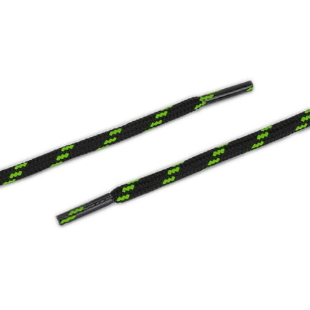 Core Wear-resistant Round Shoelace Hiking Shoe Black Green 120cm | Walmart Canada