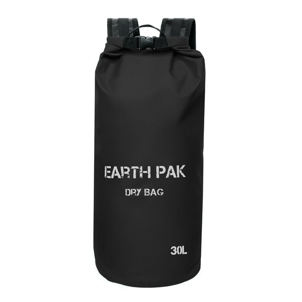 Earth Pak Original Waterproof Dry Bag Black 30L