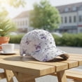 thumbnail image 3 of Hsqqdc Lace Rhinestone Baseball Cap, Bow-knot Butterfly Adjustable Sun Protection Hat, 3 of 7