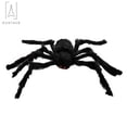 thumbnail image 2 of Gustave Halloween Spider for Outdoor Haunt House Halloween Decorations Realistic Hairy Spider Home Yard Decor - 30 inch - Black, 2 of 9