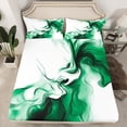 thumbnail image 2 of Homewish Gradient Marble Full Size Sheets 4-Piece for Kids Children Teens,Abstract Ombre Breathable Bed Sheets,Marbling Stone Pattern Lightweight Sheet Sets,Ultra Soft Home Decor, 2 of 7