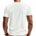 thumbnail image 3 of Men Lightweight Button Down V-Neck T-Shirts Summer Casual&Outdoor Dressy Tops Multiple Colors Summer, 3 of 7