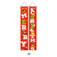thumbnail image 2 of Navidad Colgando Banners Porche Signos de porche Vertical Cumpleaños Exterior Decoración Inicio Ventana Adornos Adornos Puerta 16620 2 Piezas Jumpingount HA010123-02B, 2 of 6