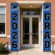 thumbnail image 1 of Pancarta de felicitación para la graduación de la promoción de 2026, letrero colgante para la puerta principal, decoración para la fiesta de graduación., 1 of 6