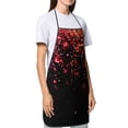 thumbnail image 4 of Pofeuu Colorful Sparkling Print Aprons with Pockets, Cute Aprons for Kitchen, Cooking, Server, Barber, Chef Apron, 4 of 7
