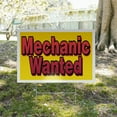 thumbnail image 5 of Mechanic Wanted Yard Sign 2 Pack of 12 Inch x 16 Inch Double Sided Weatherproof Heavy-Duty Plastic with Stake | Hiring Notice, Professional Auto Shops, Bold Display | Made in USA, 5 of 7