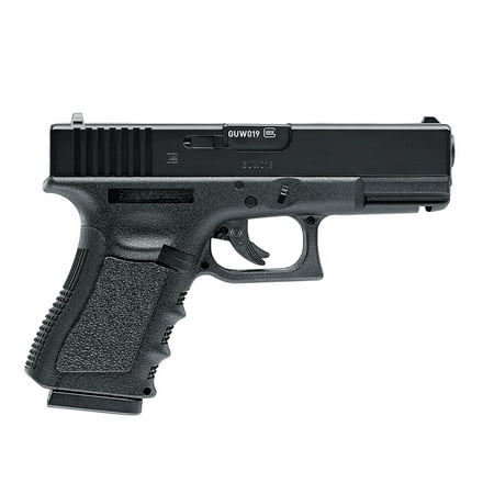 RWS 2255200 Glock 19 Gen3 CO2 Double CO2 .177 BB 16 rd Black Frame Metal Slide (Best Glock 19 Weapon Light)