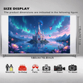 thumbnail image 7 of LUUFILx Fantasy Castle Backdrop Banner for Events and Decorations Enchanting Scenic Background for Fairytale Parties Imaginary Celebrations Photography Props, 7 of 7