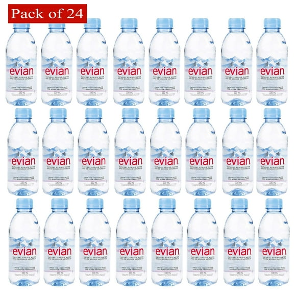 Evian Eau de Source Naturelle Bouteille 24 X 330ml