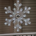 thumbnail image 2 of Celebrations 59920-71 LED Snowflake Christmas Decoration, White, 2 of 2