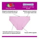thumbnail image 4 of Hipster Fruit of the Loom para dama, Colección 360⁰ Stretch Comfort Cotton, Multicolor Talla 7, 3 Piezas, 4 of 4