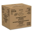 thumbnail image 4 of Dart Foam Hinged Lid Containers, 3-Compartment, 7.5 x 8 x 2.3, White, 200/Carton, 4 of 8