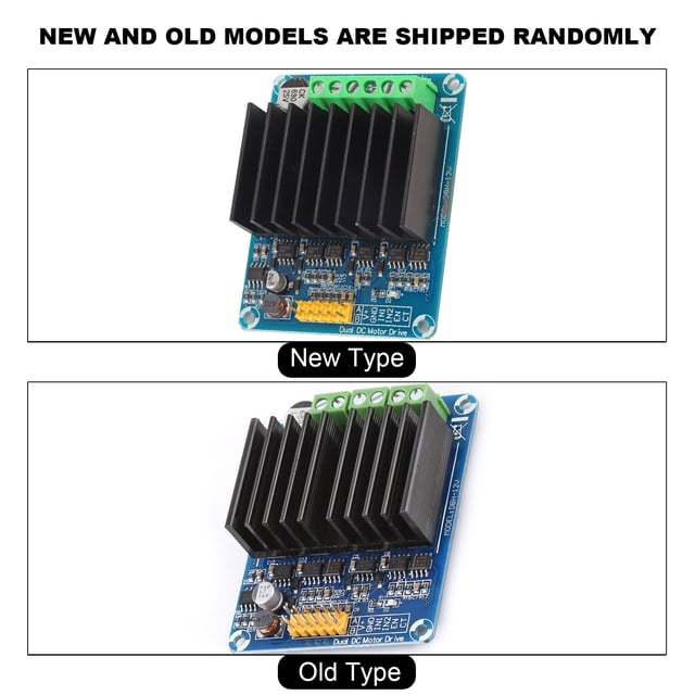DBH-1A Module de Commande de Vitesse PWM à Double Canal H Bridge pour Moteur Sans Noyau