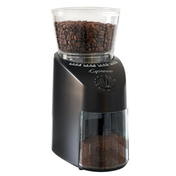 Capresso 560.01 Infinity Automatic Conical Burr Coffee Grinder (Black)