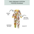 thumbnail image 2 of Honest Baby Clothing Organic Cotton Boy/Girl Long Sleeve Snug-Fit Footed Pajamas (12 - 24 Months), 2 of 7