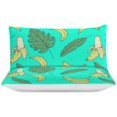 thumbnail image 3 of HAHDAXIA Banana Pattern Bedding Solid Comforter Set for All Seasons,3 Pieces(1 Comforter+2 Pillowcases),Soft Microfiber Bedding Set King(90"x90"), 3 of 7