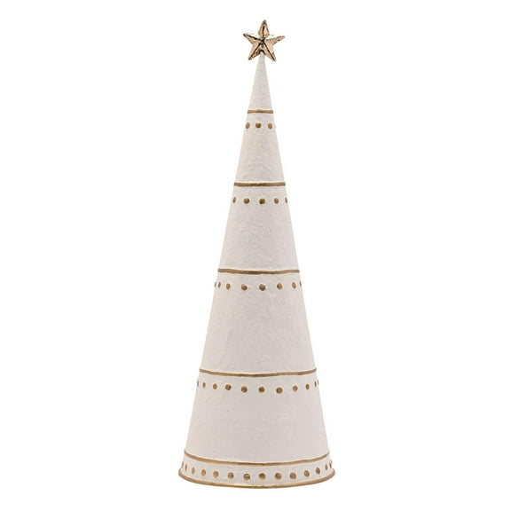 Metal Cone Shaped Christmas Tree 42cm