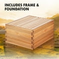 thumbnail image 5 of 10 Frame Deep Brood Beehive Box Wax Coated Bee Hives Includes Beehive Frames and Waxed Foundations (Unassembled)$$Animal Other, 5 of 6