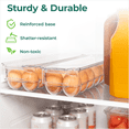 Greenco Greenco Stackable Refrigerator Egg Storage Bin Organizer With