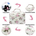 thumbnail image 3 of Gynky Makeup Bag- Large Capacity Cute Floral Travel Toiletry Bag,Cotton Cosmetic Bag Set for Women Girls Gifts Birthday, 3 of 7
