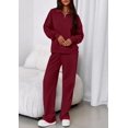 thumbnail image 3 of Conjunto Deportivo PRETTYGARDEN Dos Piezas Vino Rojo Talle M, 3 of 6