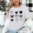 thumbnail image 4 of Tbopshirt Valentine's Day T-Shirts for Women Tees,Plus Size Womens Tops,Women Valentines Day Short Sleeve Heart Printed T-Shirt Novelty Graphic S-XXXL, 4 of 4