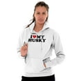 thumbnail image 4 of Love Husky Cute Dog Lover Pet Owner Hoodie Sweatshirt Women Brisco Brands S, 4 of 6