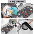 thumbnail image 6 of Halloween Pumpkin Bath Mat Rubber Non Slip Quick Dry Super Absorbent Thin Bathroom Rugs for Bathtub Shower Room Sink ( 17" L x 27" W ), 6 of 6