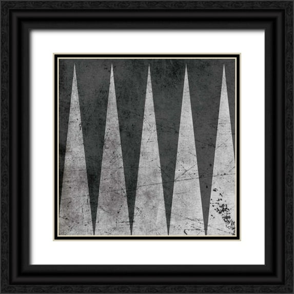 Perrenoud, Aubree 15x15 Black Ornate Wood Framed with Double Matting Museum Art Print Titled - Backgammon