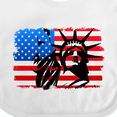 thumbnail image 4 of Inktastic Liberty Flag Boys or Girls Baby Bib, 4 of 4