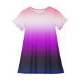 thumbnail image 4 of RXIRUCGD 2025 Vêtements d'Été pour Enfants 3-12 Ans Mode Imprimée Pyjama Rêveur Mi-Mollet Chemise de Nuit, 4 of 5