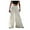 White, variant on Aoochasliy Womens Pants Fall Fashion Loose Solid Color Casual Wide Leg Pants Cotton Linen Trousers