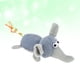 thumbnail image 5 of Peluche de perro con forma de animal, divertido juguete con sonido chirriante (elefante gris), 5 of 6