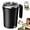 Black, variant on Magnetic Automatic Self-Stirring Coffee Mug, Stirring Mug with Temperature Display Rechargeable Coffee Cup for Milk and Other Beverages at Home, Office and Travel (White)