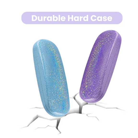 ZOUYUE Eyeglasses Case,(2 Piece) Unisex Hard Shell Eyeglasses Cases Protective Case For Glasse