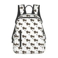 thumbnail image 3 of Balery Dachshund Dog Lightweight Backpack for Men and Women - Durable and Water-Resistant, Ideal for School, Work, Travel, and Everyday Use, 3 of 9