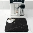 thumbnail image 2 of Coffee Bar Mat Rubber Dish Drying Mat For Kitchen Counter Coffee Mat for Home Bar Gift Kitchen Mat Coffee Bar Accessories Decorative Coffee Shop Chocolate Dish Drying Pad 16"X 18", 2 of 7