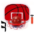 thumbnail image 1 of Ensemble de Panier de Basketball Ajustable pour Enfants : Jouet D\'entraînement Physique en Matériau Sûr, Design Compact, Éducatif Portable - Comprend une Sangle de Suspension et un Ballon de 14 cm pour Que les Tout-Petits et les Enfants Jouent, 1 of 7