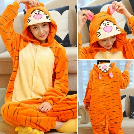 

CoCopeanut Pig Kigurumi Onesie Adults Cute Animal Unicorn Panda Pajamas Suit Soft Bear Sleepwear Onepiece Winter Jumpsuits Cosplay Homewear